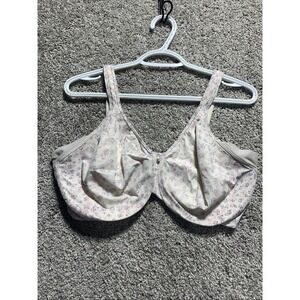 Bali Women's One Smooth U Minimizer Underwire Bra Floral Convertible 38DDD